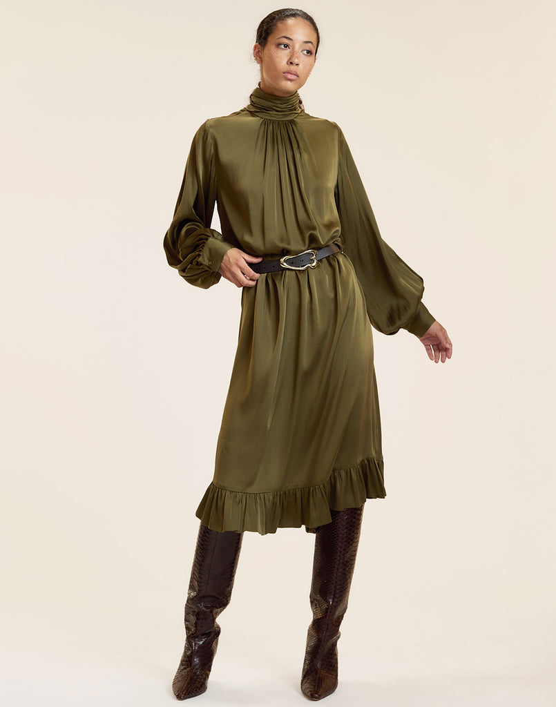 Monroe Silk Charmeuse Dress