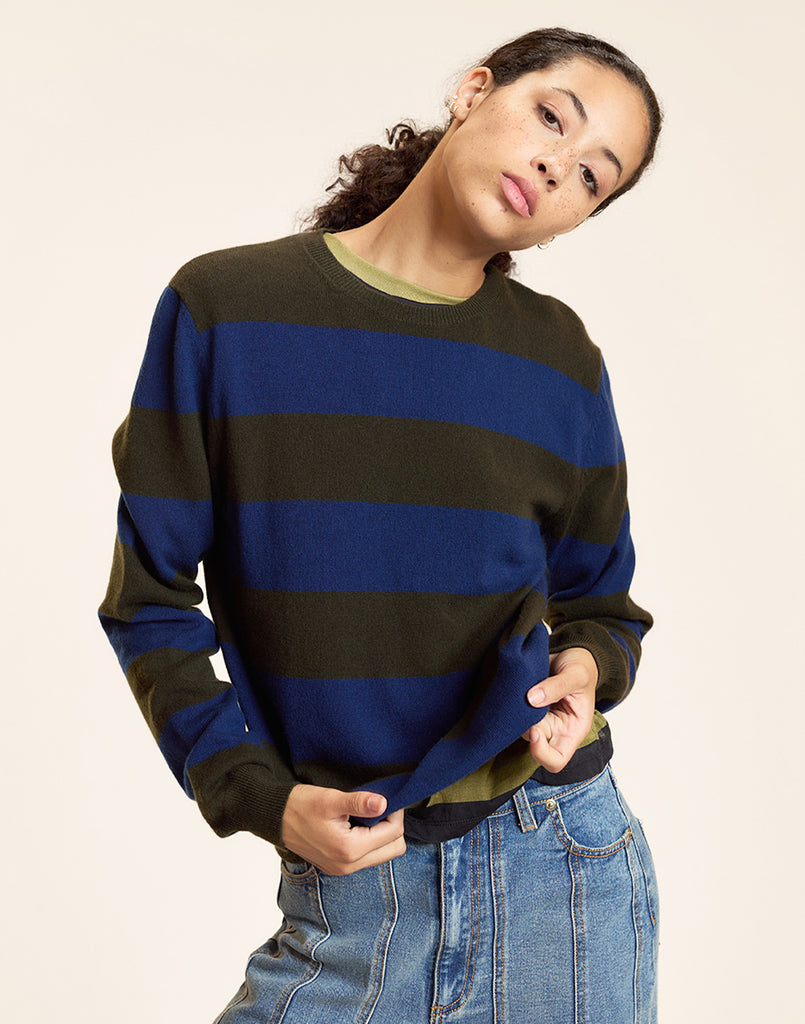 Lucky Stripes Cashmere Sweater