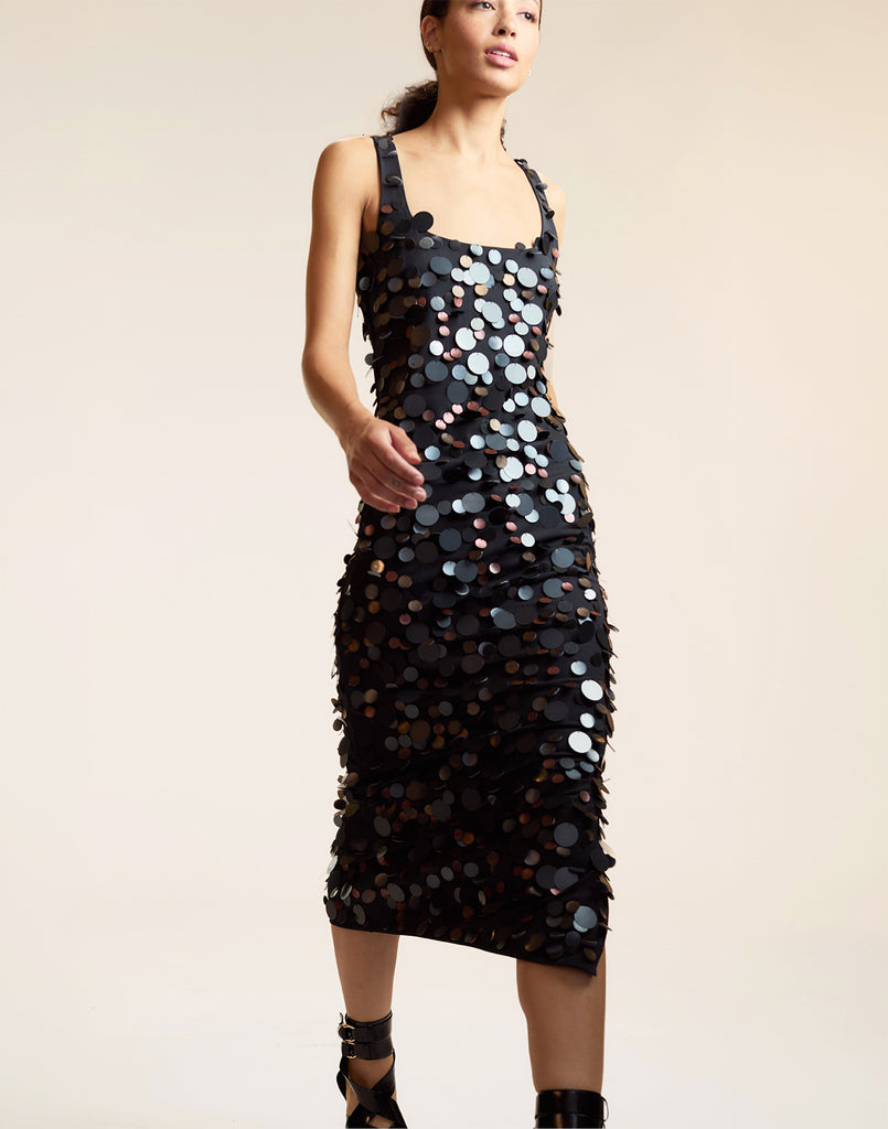 Paola Paillette Dress