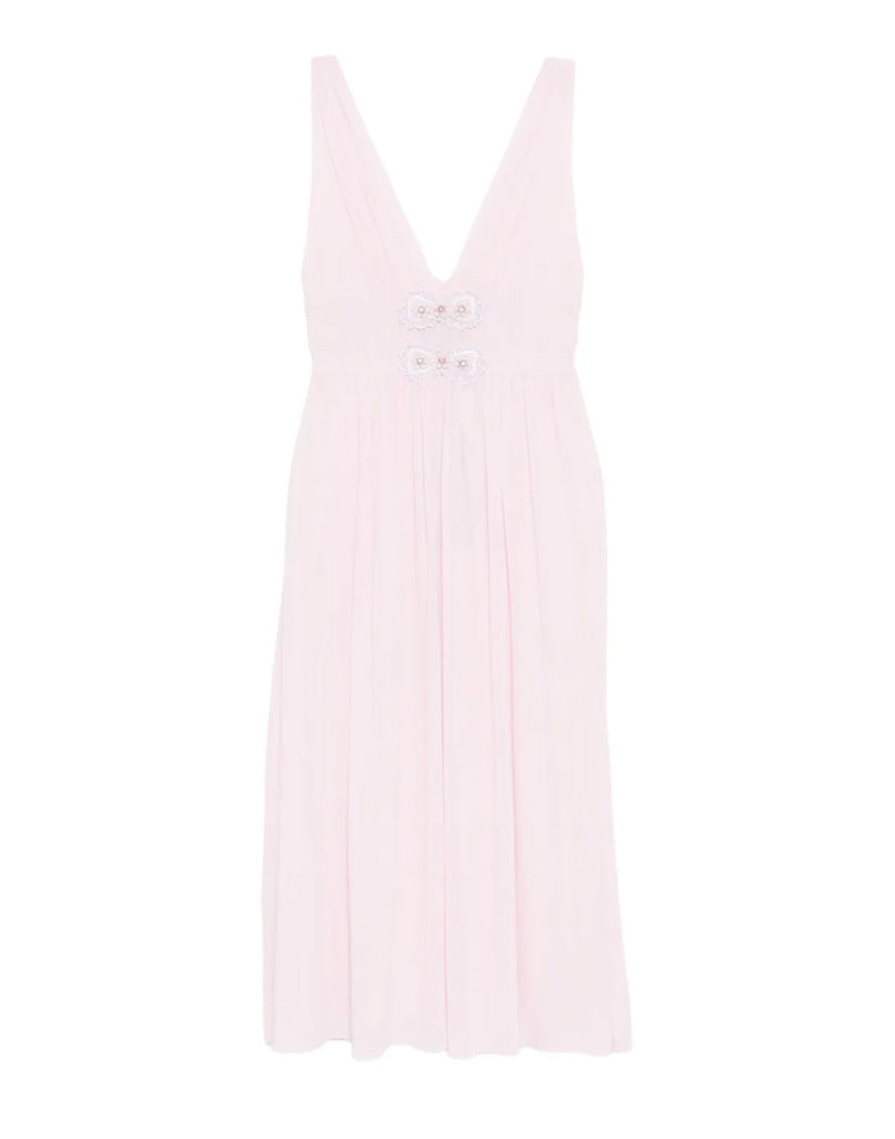 Amelie Silk Midi Dress