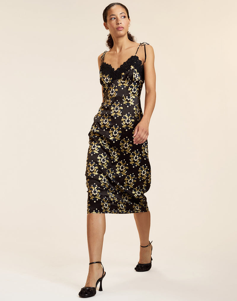 Gold Filigree Dress