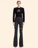 Peek-a-boo Flare Pants