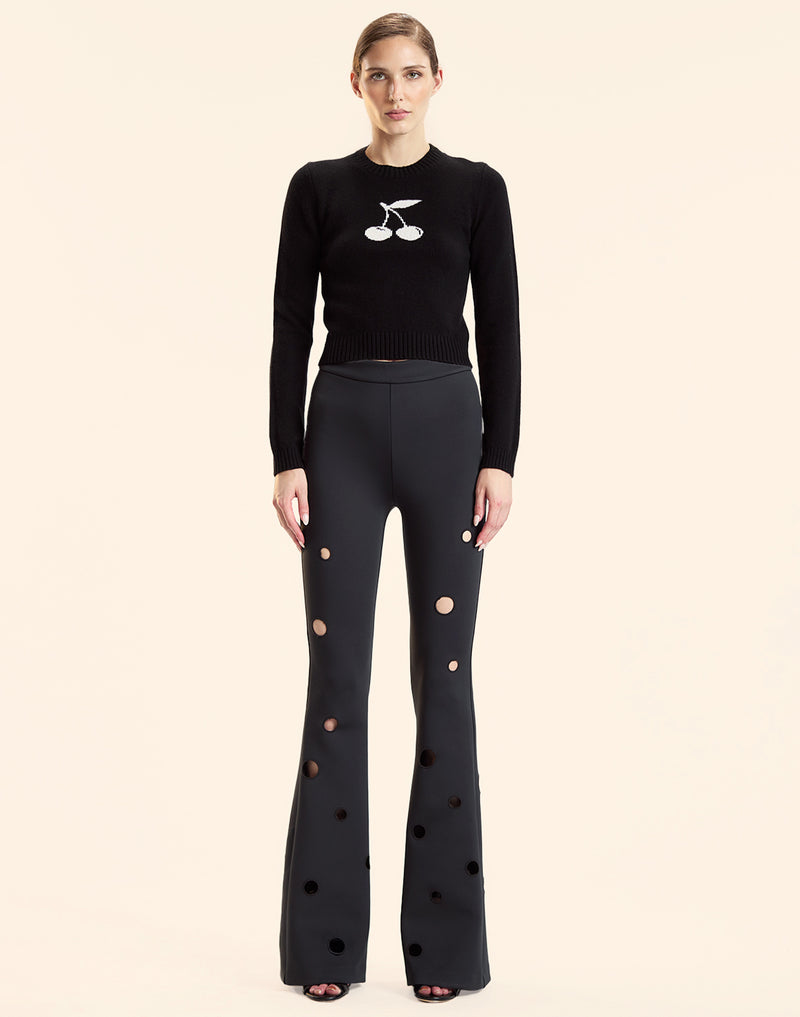 Peek-a-boo Flare Pants