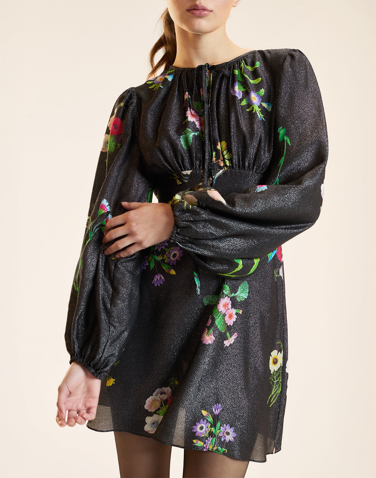 Moonlight Shimmer Dress / Black Floral / 8 / Cynthia Rowley Moonlight Shimmer Dress / Black Floral / 8 / Cynthia Rowley