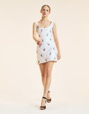 Bouquet Embroidered Dress