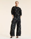 Bouquet Printed Cargo Pants