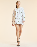 EMBROIDERED PULLOVER in White