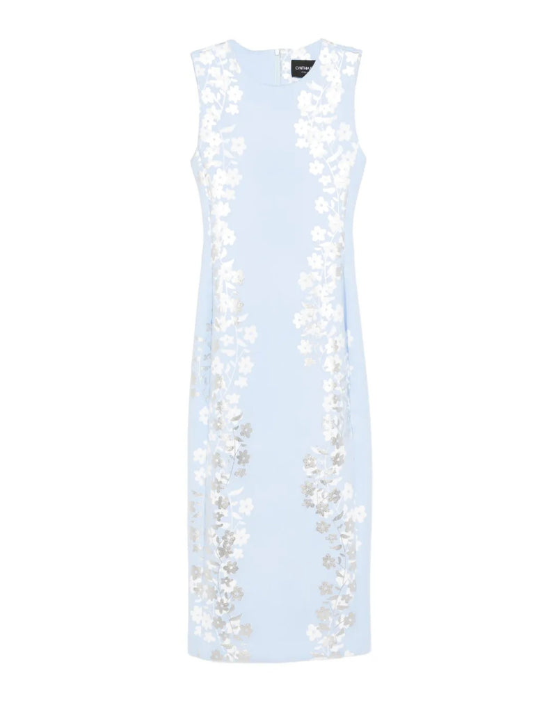 Sleeveless Bonded Midi Dress