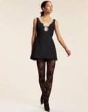 Petit Four Lace Trim Dress