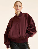 Satin Bomber Jacket