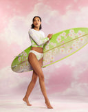 Custom 7' Surfboard - Cheery Blossom