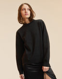 Metallic Knit Crewneck