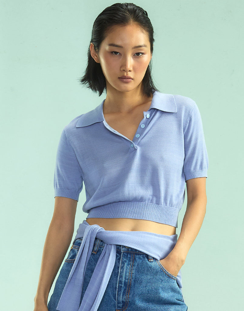 Cynthia Rowley Aspen Knit Polo