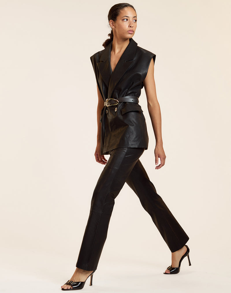 Lola Leather Vest
