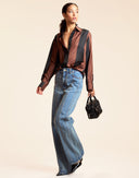 Collectible Stripe Silk Shirt