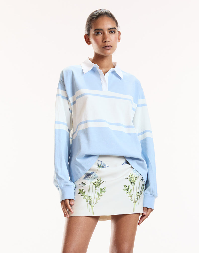 Ardie Striped Rugby Shirt