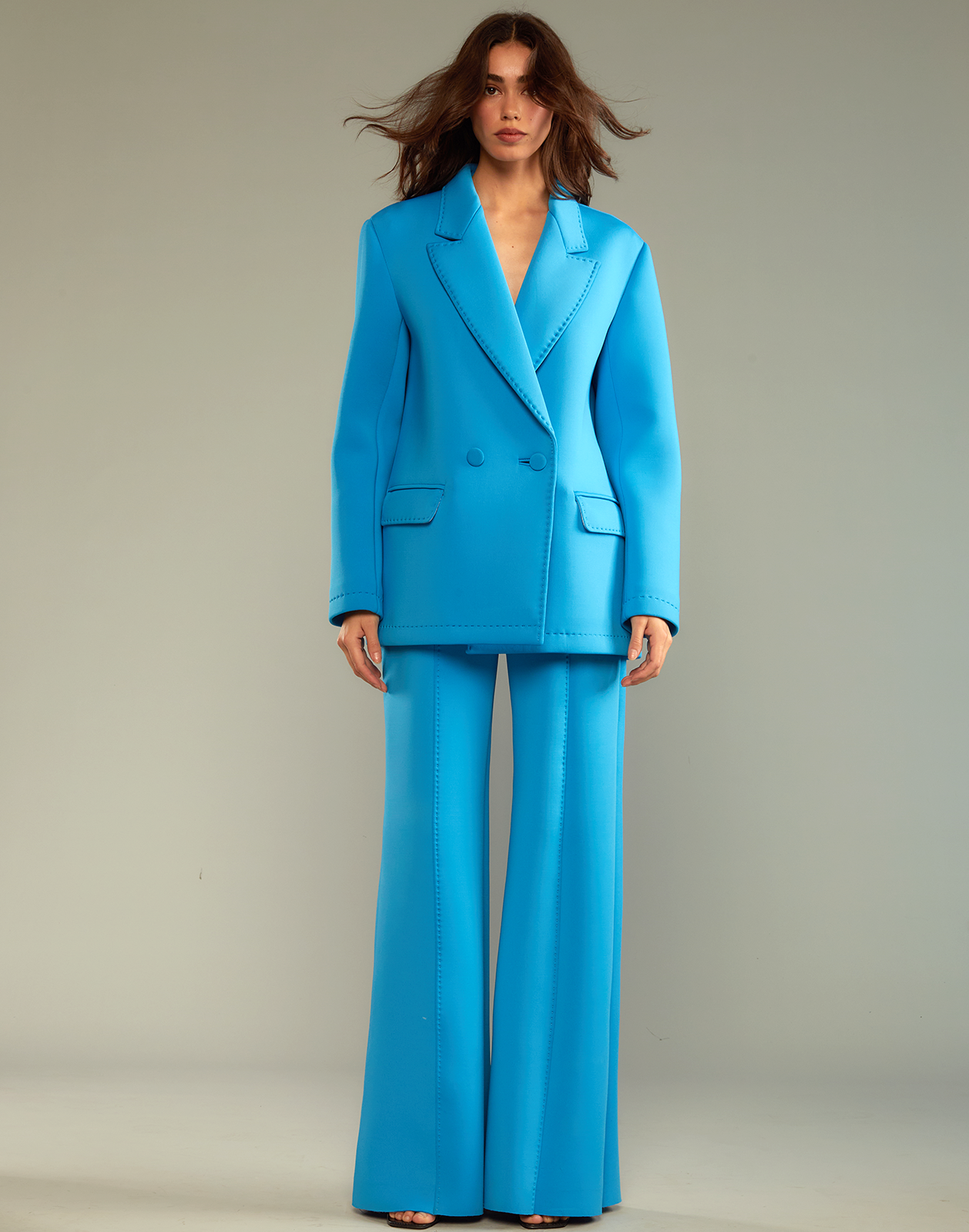 Bonded Pick Stitch Pants Cynthia Rowley