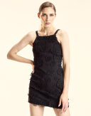 Cynthia Rowley Pop Floral Applique Mini Dress