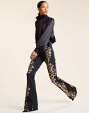 Metallic Bonded Pants