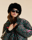 Faux Fur Headband in black