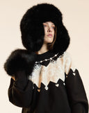 Faux Fur Oversized Mittens