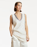 CYNTHIA ROWLEY WHITE SEQUIN DRESS