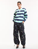 Bouquet Printed Cargo Pants