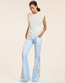 Metallic Bonded Pants