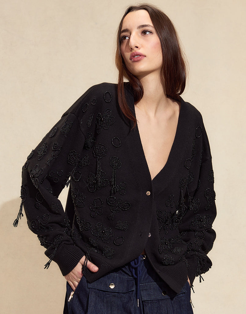 Cynthia Rowley Paloma Boyfriend Cardigan