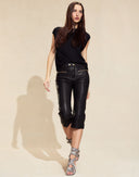 Cynthia Rowley Downtown Leather Capris