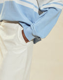 Cynthia Rowley Ardie Striped Rugby Shirt