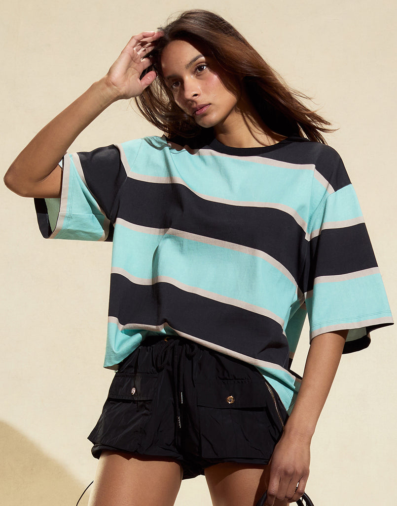 Cynthia Rowley Malibu Striped Tee