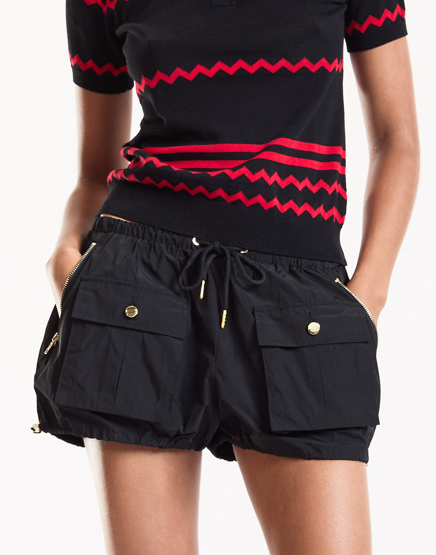 Nylon Cargo Shorts