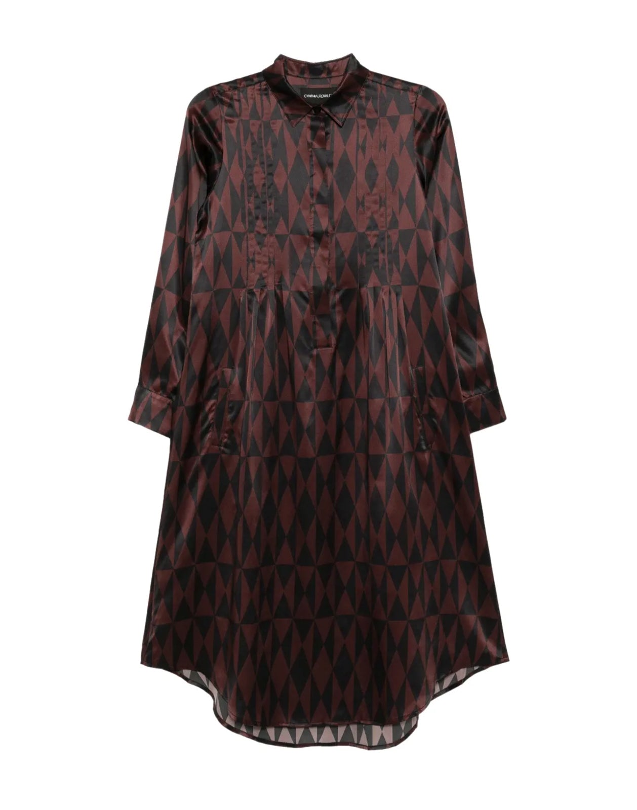 Silk Pintuck Shirt Dress Cynthia Rowley Silk Pintuck Shirt Dress Cynthia Rowley