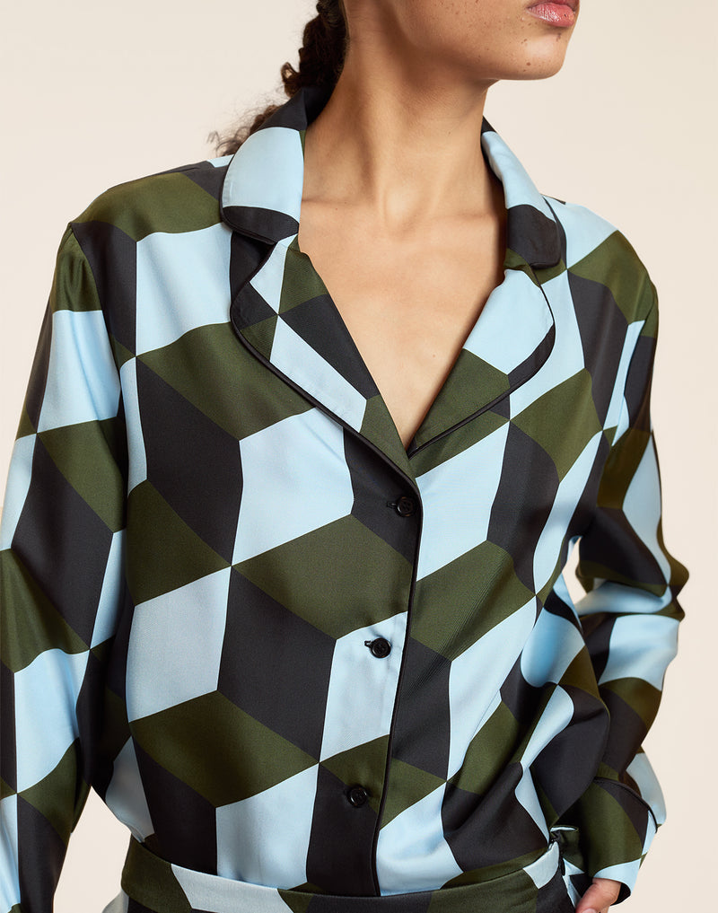 Art Deco PJ Top