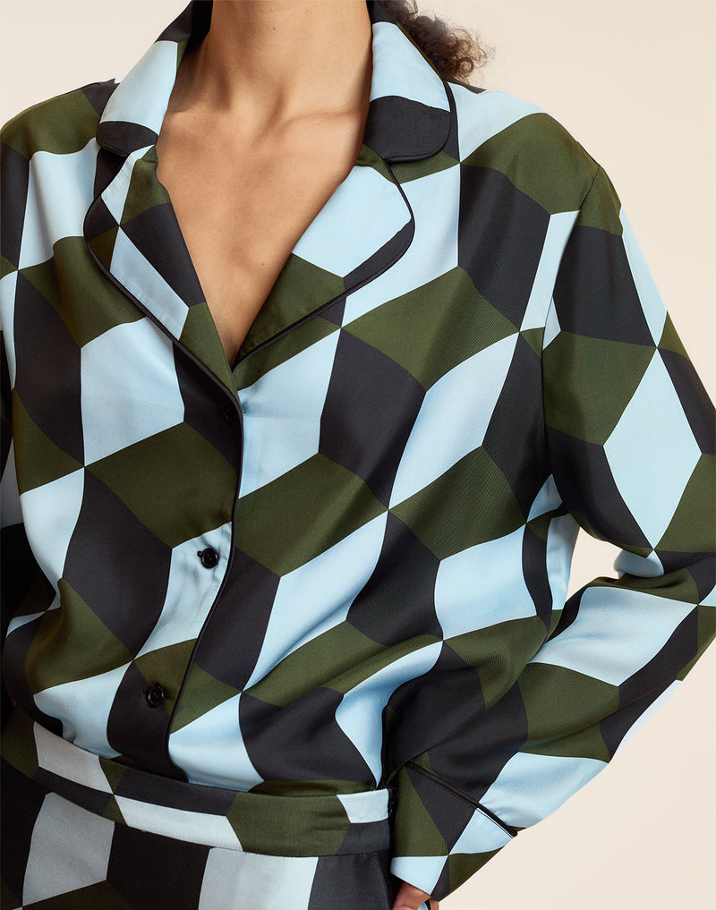 Art Deco PJ Top