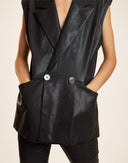 Lola Leather Vest