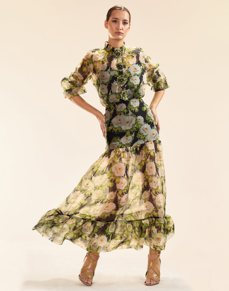 Cornelia Silk Skirt