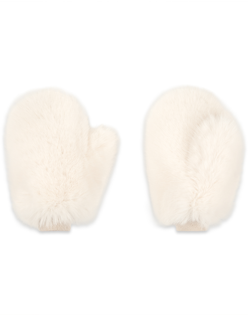 Faux Fur Oversized Mittens