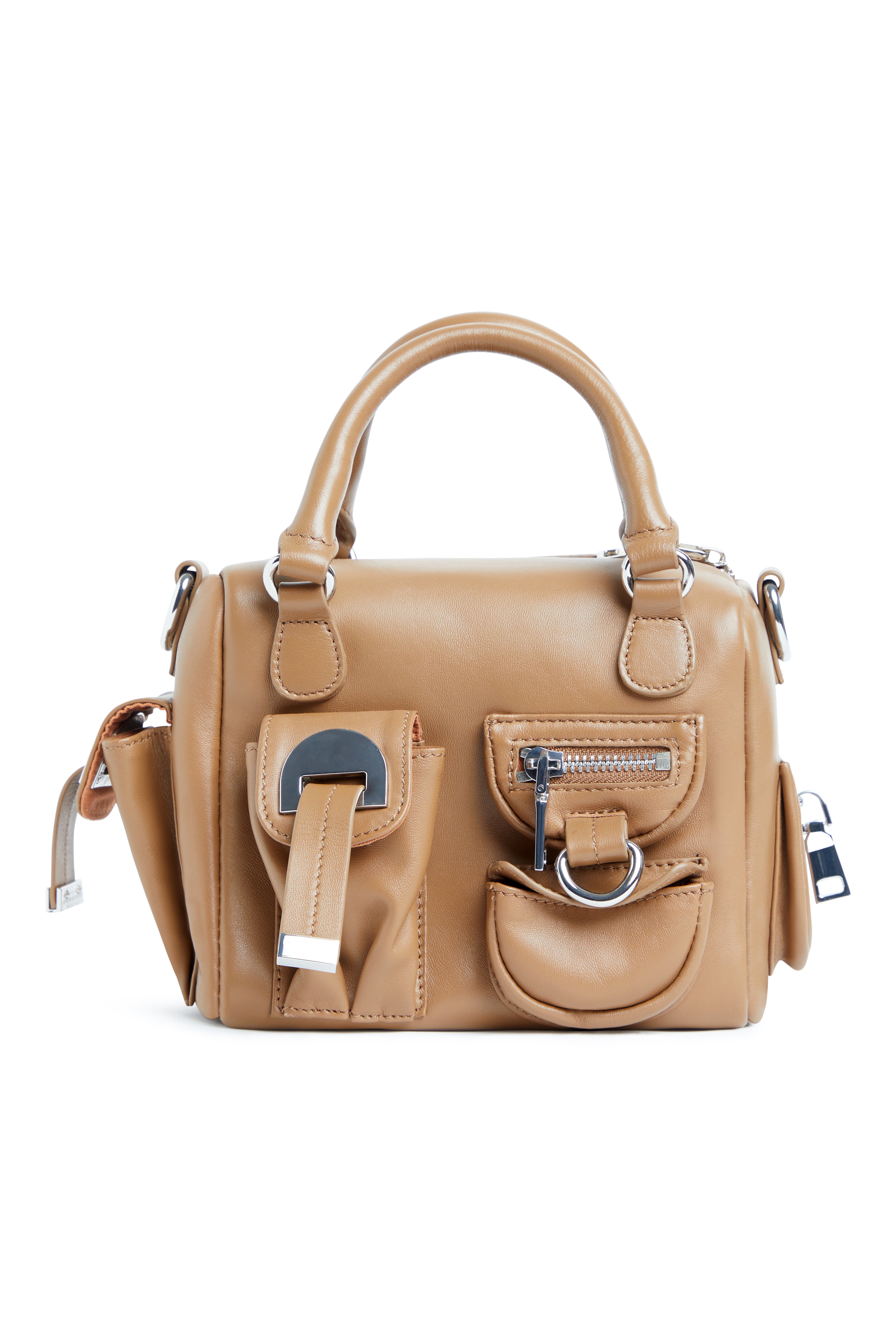 cynthia rowley leather backpack | Mini Cargo Bag The Cynthia Rowley Mini Leather Cargo Bag is utility meets luxury in a compact Crossbody Handbag Cynthia Rowley Mix