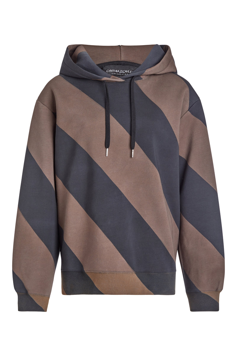 Cynthia Rowley Drew Striped Hoodie