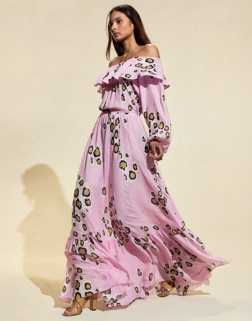 Amalfi Silk Maxi Dress