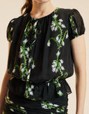 Floral Silk Blouse