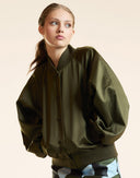 Satin Bomber Jacket