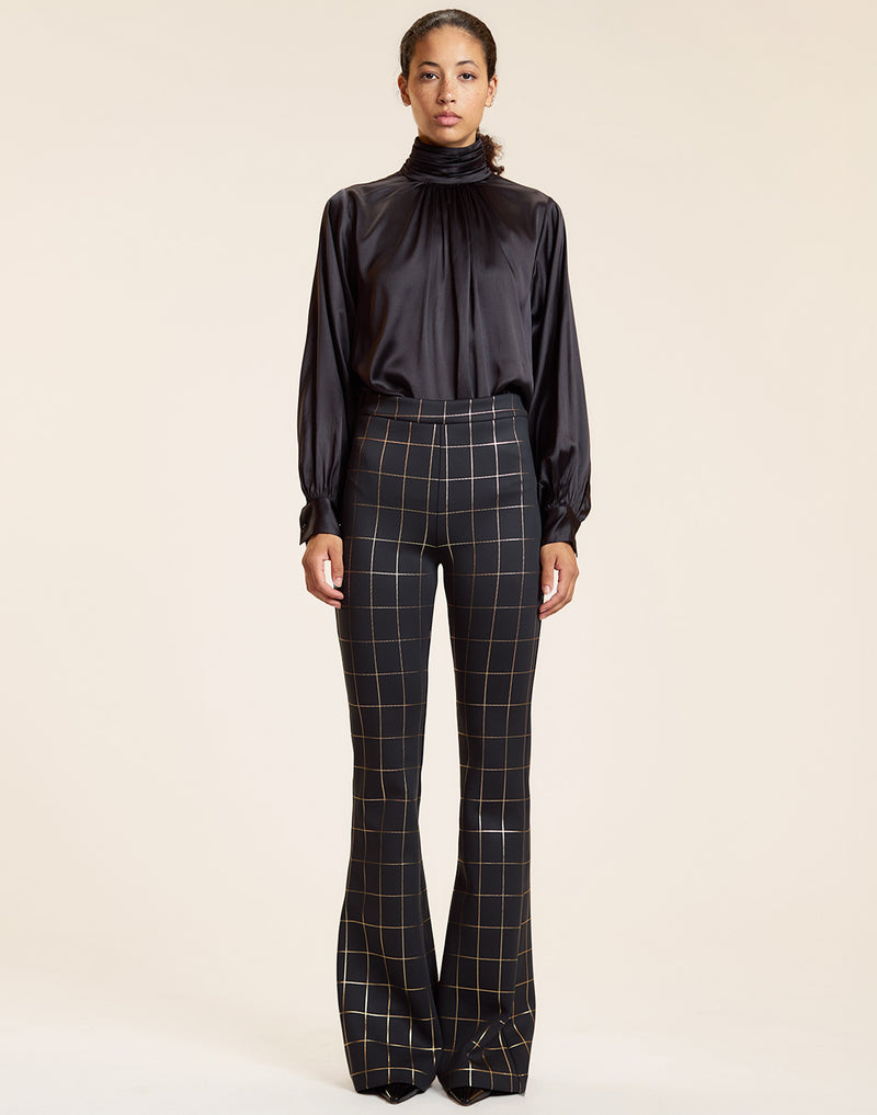 Metallic Bonded Pants