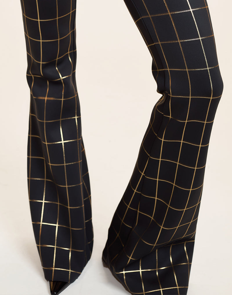 Metallic Bonded Pants