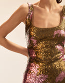 Golden Hour Sequin Dress Cynthia Rowley