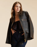 Winona Convertible Leather Jacket