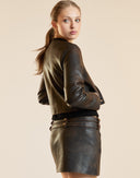 LEATHER JACKET in Brown