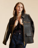 Winona Convertible Leather Jacket